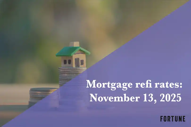 Current refi mortgage rates report for Nov. 13, 2025