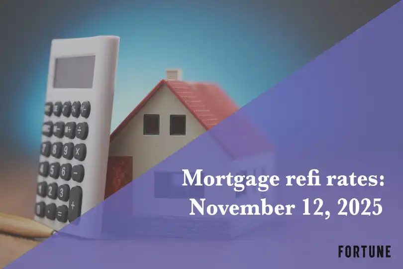 Current refi mortgage rates report for Nov. 12, 2025