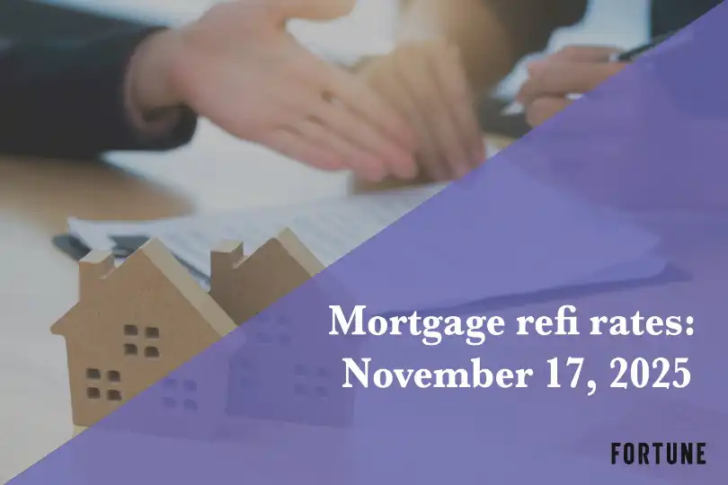 Current refi mortgage rates report for Nov. 17, 2025